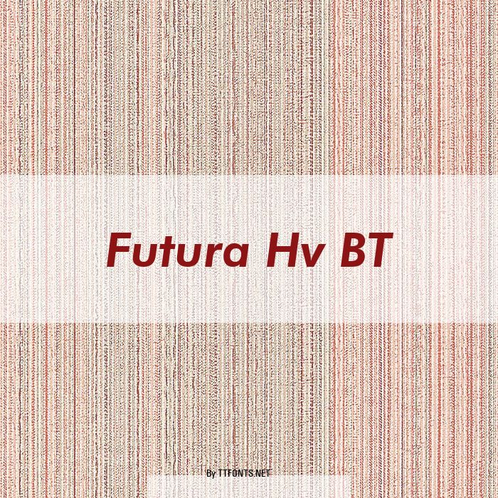 Futura Hv BT example